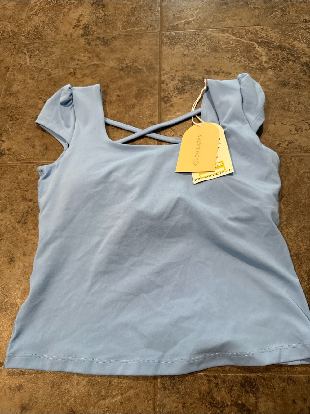 Logilates Girls princess cap sleeve tee